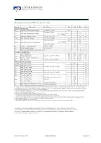 AOD522P Datasheet Page 2