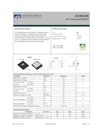 AON6206 Datasheet Cover