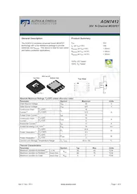 AON7412 Datasheet Copertura