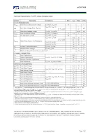 AON7412 Datasheet Page 2