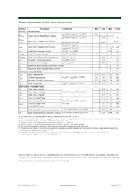 AOU2N60_001 Datasheet Page 2