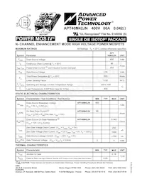 APT40M42JN Datasheet Copertura