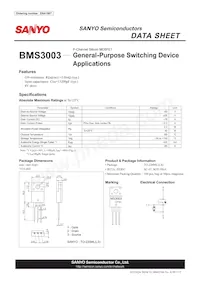 BMS3003 Datasheet Cover