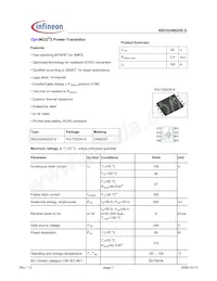 BSC024N025S G Datasheet Cover