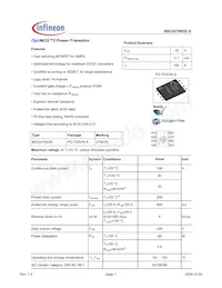 BSC027N03S G Datasheet Cover