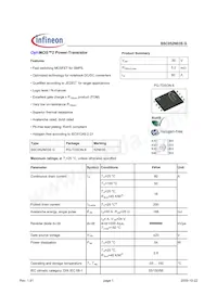 BSC052N03S G Datasheet Cover