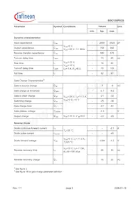 BSO130P03SNTMA1 Datasheet Page 3