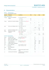 BUK7213-40A Datasheet Page 5