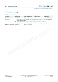 BUK753R4-30B Datasheet Page 11