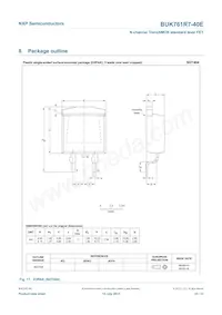 BUK761R7-40E/GFJ Datasheet Page 10