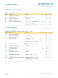 BUK9509-55A Datasheet Page 2