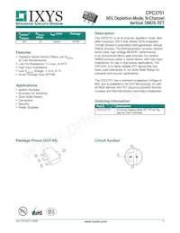 CPC3701C 데이터 시트 표지