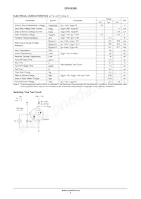 CPH3360-TL-W Datasheet Page 2