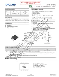 DMG4406LSS-13 Datasheet Cover