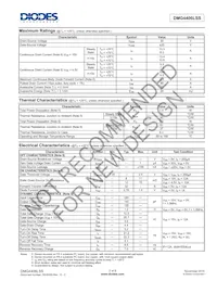DMG4406LSS-13 Datasheet Page 2