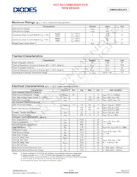 DMN3005LK3-13 Datasheet Pagina 2
