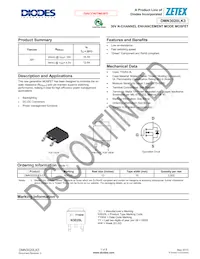 DMN3020LK3-13 Datasheet Cover