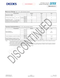 DMN3020LK3-13 Datasheet Page 2