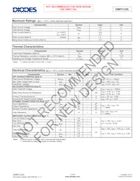 DMP3120L-7 Datasheet Page 2