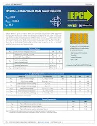 EPC2034 Datasheet Cover