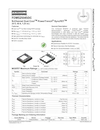 FDMS2504SDC Datasheet Cover