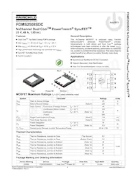 FDMS2508SDC Datasheet Cover