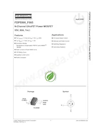 FDP5500 Datasheet Cover