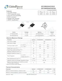 GP1M009A050HS Datasheet Cover
