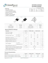 GP2M012A060F Datasheet Cover