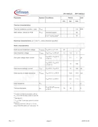 IPP11N03LA Datasheet Page 2