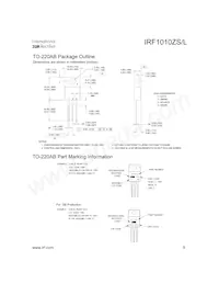 IRF1010ZSPBF Datasheet Page 9