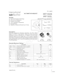 IRF1302S Datasheet Copertura