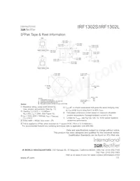 IRF1302S Datasheet Page 11