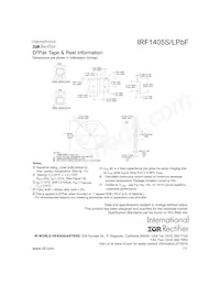 IRF1405LPBF Datasheet Page 11