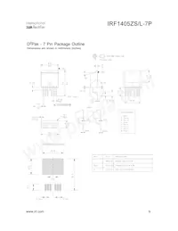 IRF1405ZSTRL-7P Datasheet Page 9