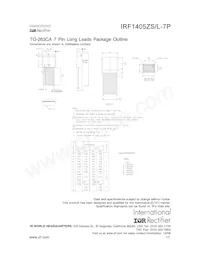 IRF1405ZSTRL-7P Datasheet Page 11