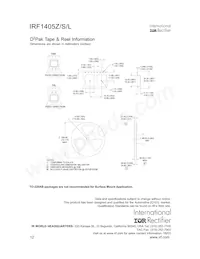 IRF1405ZTRR Datenblatt Seite 12