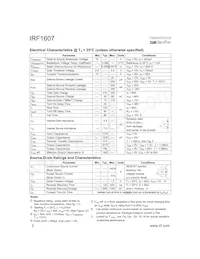 IRF1607 Datasheet Pagina 2