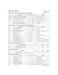 IRF3515STRR Datasheet Page 2