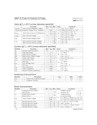 IRF3704STRR Datasheet Page 2