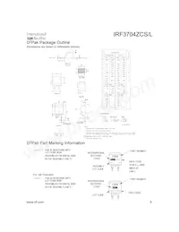 IRF3704ZCS Datasheet Page 9