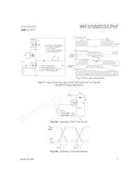 IRF3709ZCLPBF數據表 頁面 7