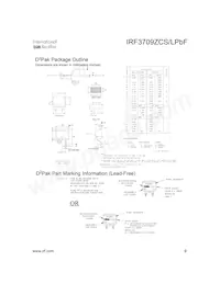 IRF3709ZCLPBF數據表 頁面 9