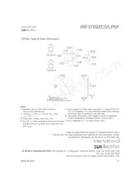 IRF3709ZCLPBF數據表 頁面 11