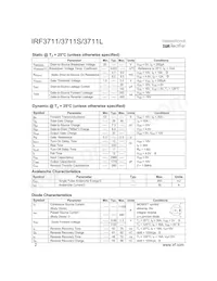 IRF3711STRR Datasheet Page 2