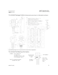 IRF3805S Datasheet Page 9