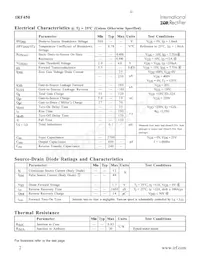 IRF450 Datenblatt Seite 2