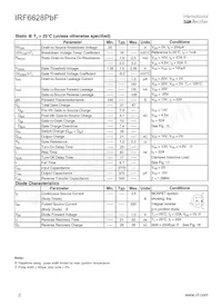 IRF6628TRPBF Datasheet Page 2
