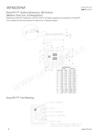 IRF6635TRPBF Fiche technique Page 8