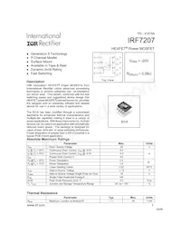 IRF7207TR Datasheet Cover